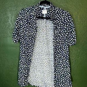 Small Floral Button-down shirt